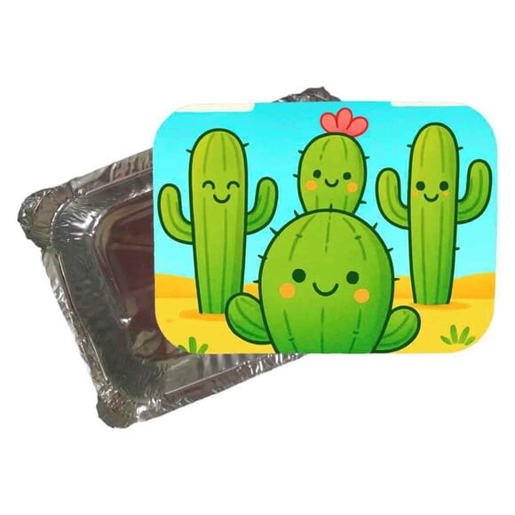 Marmitinha Personalizada 220ml Cactos Fofos