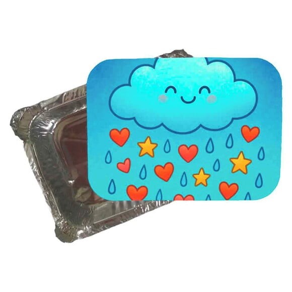 Marmitinha Personalizada 220ml Chuva de Bênçãos