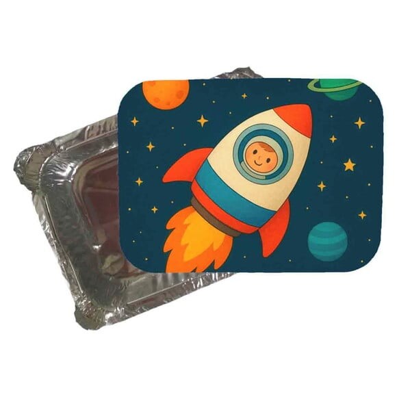 Marmitinha Personalizada 220ml Espaço Sideral