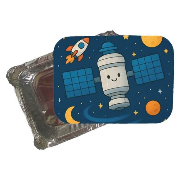 Marmitinha Personalizada 220ml Estação Espacial