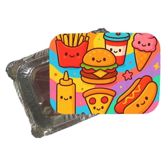 Marmitinha Personalizada 220ml Fast Food