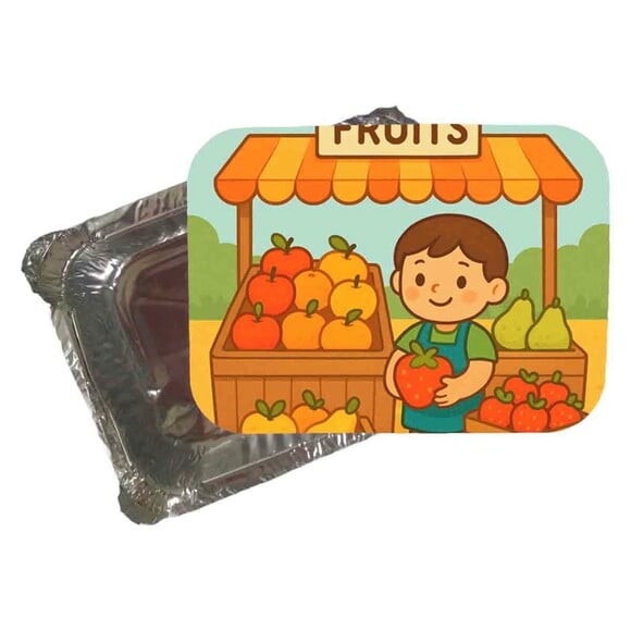 Marmitinha Personalizada 220ml Feira de Frutas