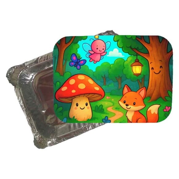 Marmitinha Personalizada 220ml Floresta Encantada