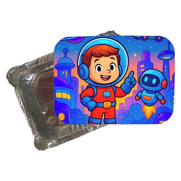 Marmitinha Personalizada 220ml Futurismo Infantil