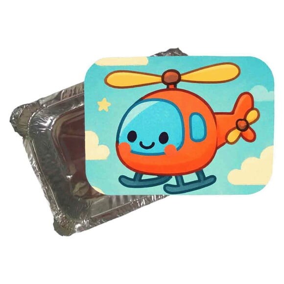 Marmitinha Personalizada 220ml Helicóptero