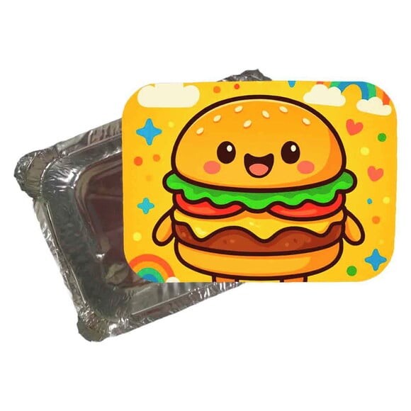 Marmitinha Personalizada 220ml Hambúrguer Divertido