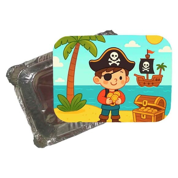 Marmitinha Personalizada 220ml Ilha Pirata
