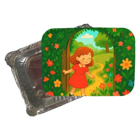Marmitinha Personalizada 220ml Jardim Secreto