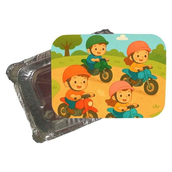 Marmitinha Personalizada 220ml Motocicletas Kids