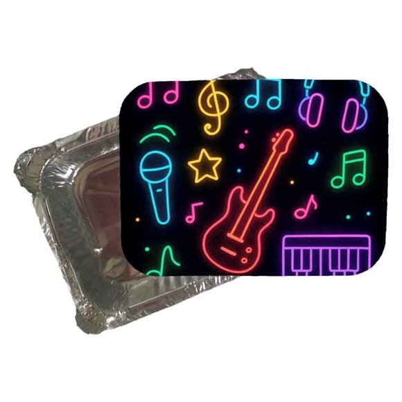Marmitinha Personalizada 220ml Neon Musical