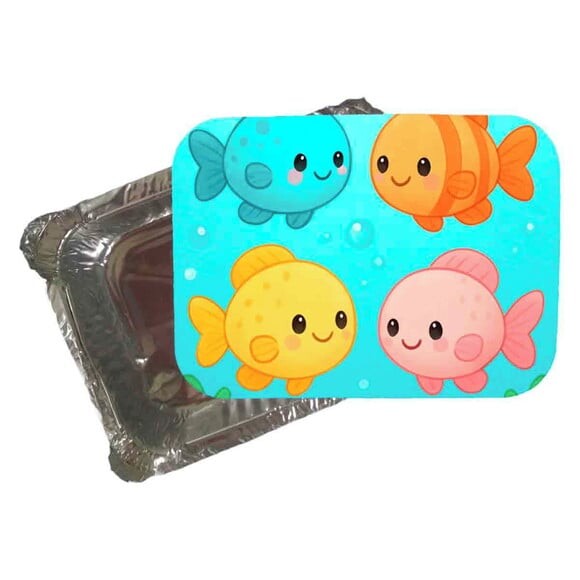 Marmitinha Personalizada 220ml Peixinhos Baby