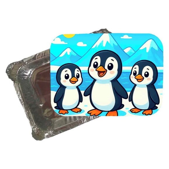 Marmitinha Personalizada 220ml Pinguins