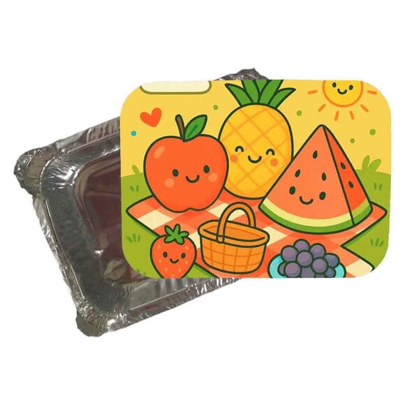 Marmitinha Personalizada 220ml Piquenique das Frutas