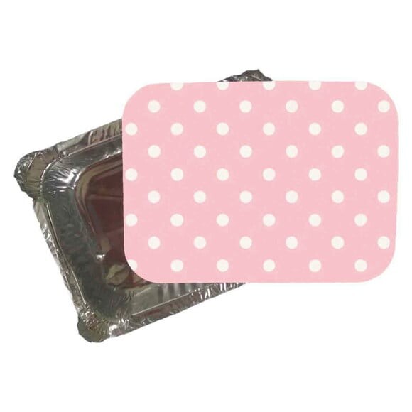Marmitinha Personalizada 220ml Poá Rosa Bebê