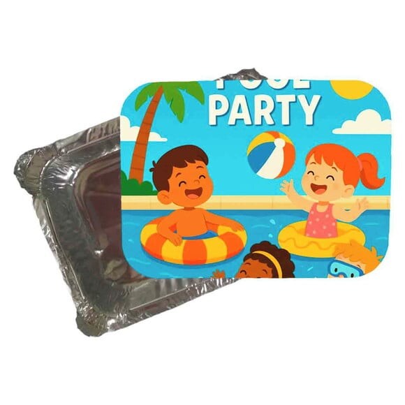 Marmitinha Personalizada 220ml Pool Party