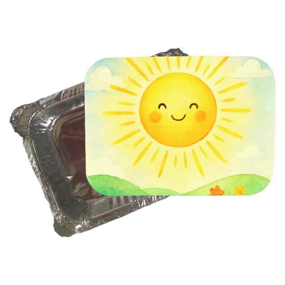 Marmitinha Personalizada 220ml Raio de Sol Aquarela