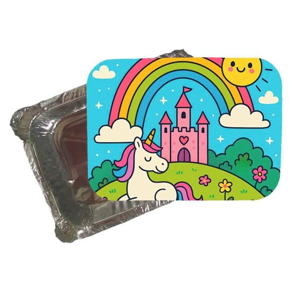 Marmitinha Personalizada 220ml Reino do Arco-íris