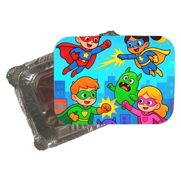 Marmitinha Personalizada 220ml Super Heróis