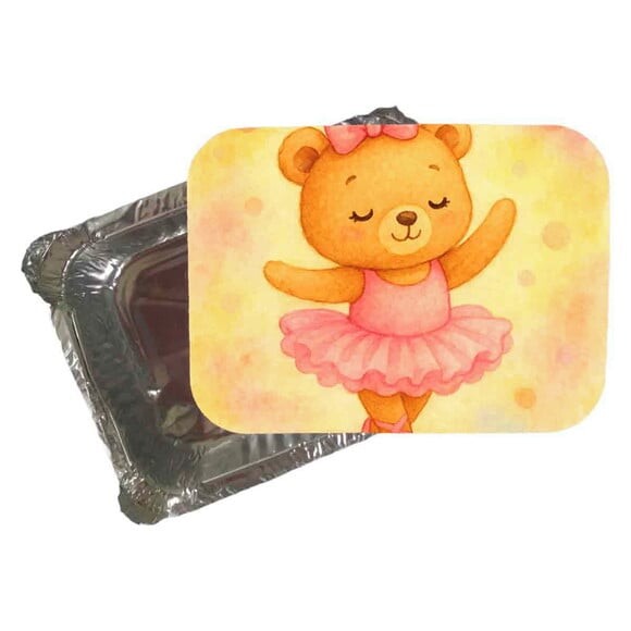 Marmitinha Personalizada 220ml Ursinha Bailarina