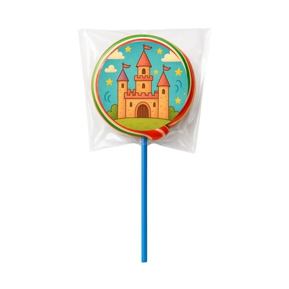 Pirulito Psicodélico Personalizado Castelo Encantado