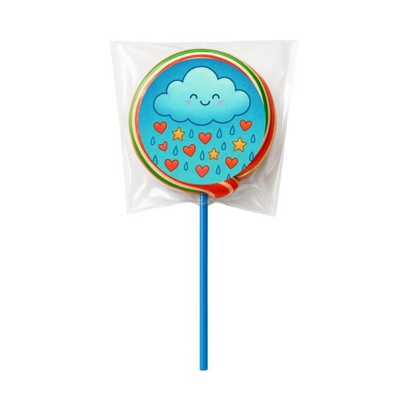 Pirulito Psicodélico Personalizado Chuva de Bênçãos