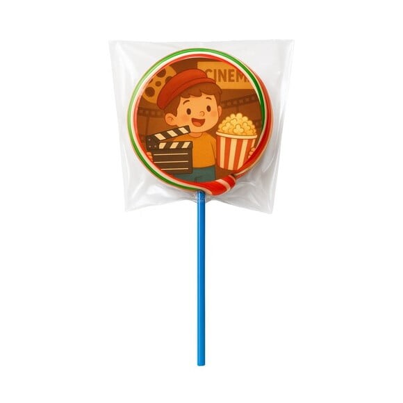 Pirulito Psicodélico Personalizado Cinema Antigo