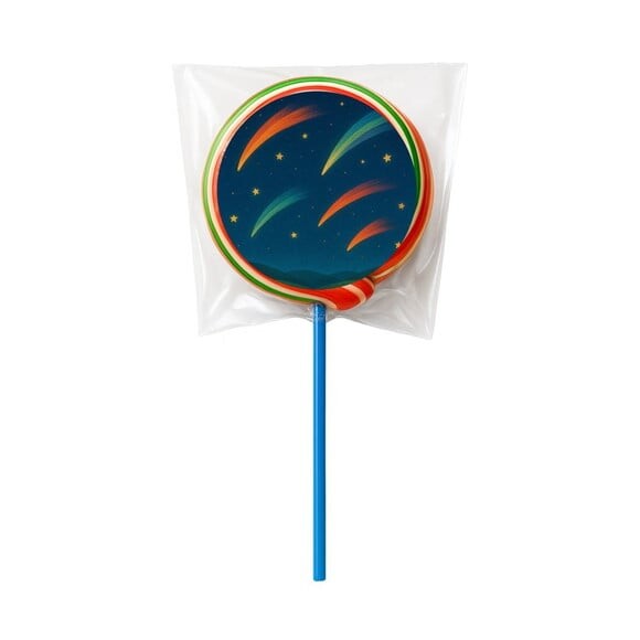 Pirulito Psicodélico Personalizado Cometas