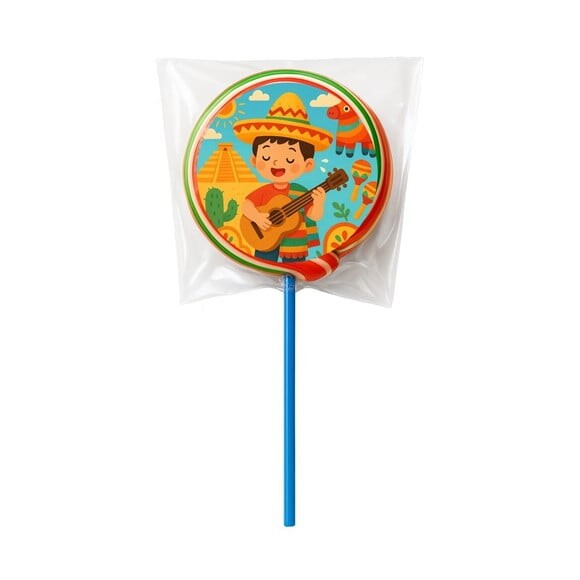 Pirulito Psicodélico Personalizado Festa Mexicana