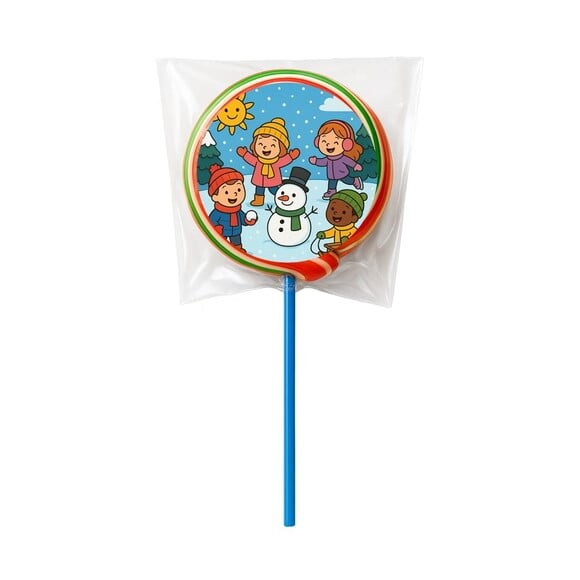 Pirulito Psicodélico Personalizado Inverno Divertido