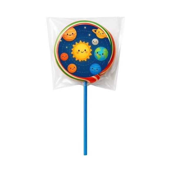 Pirulito Psicodélico Personalizado Sistema Solar