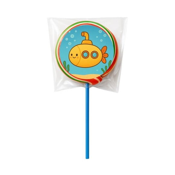 Pirulito Psicodélico Personalizado Submarino