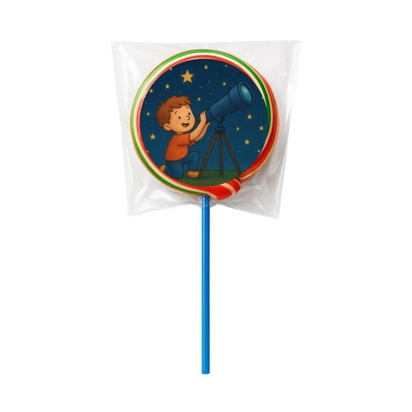 Pirulito Psicodélico Personalizado Telescópio Kids