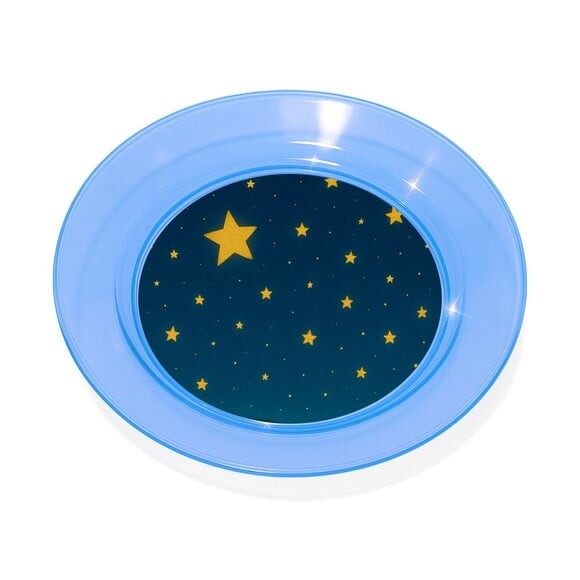 Prato Acrílico Personalizado Festa Céu Estrelado