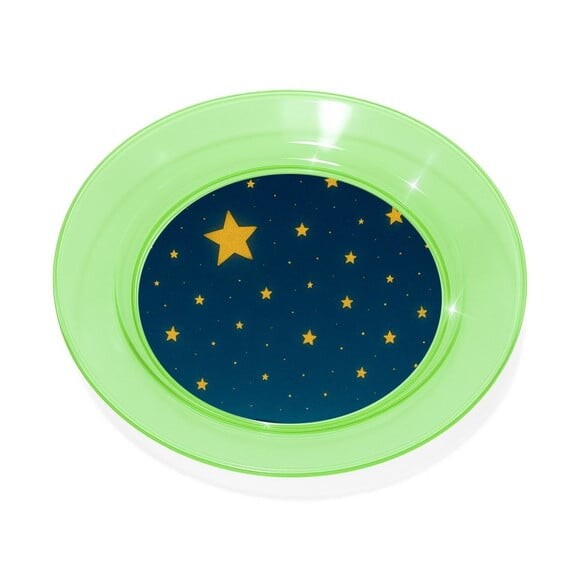 Prato Acrílico Personalizado Festa Céu Estrelado