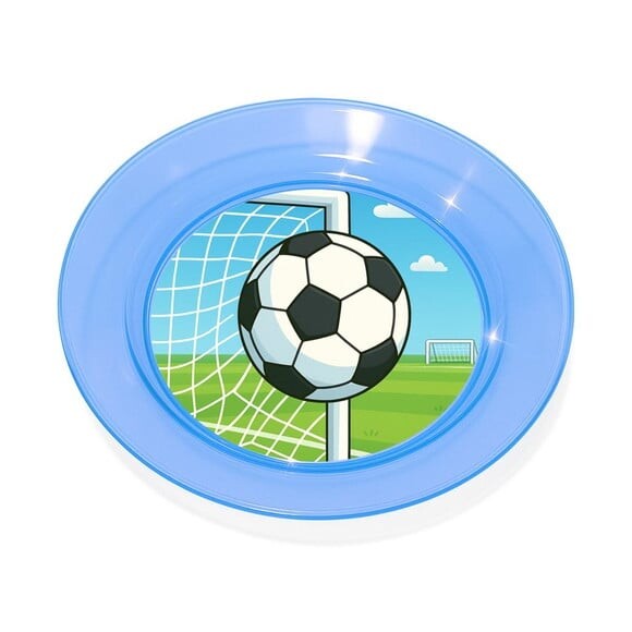 Prato Acrílico Personalizado Festa Futebol