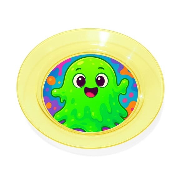 Prato Acrílico Personalizado Festa Slime