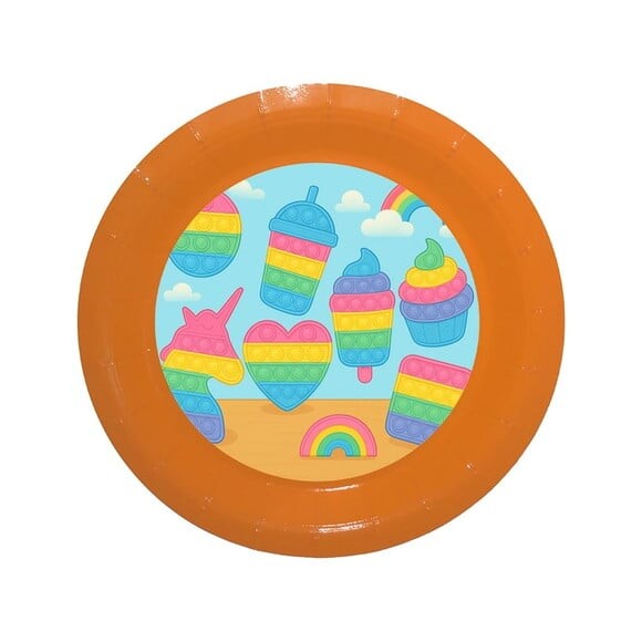 Prato de Papel Personalizado Fidget Toys