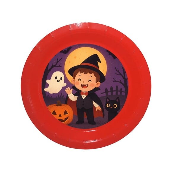 Prato de Papel Personalizado Halloween