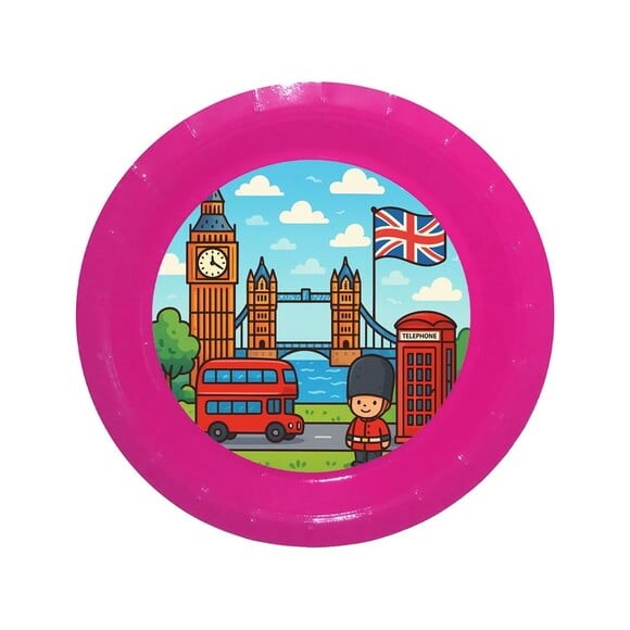 Prato de Papel Personalizado Londres