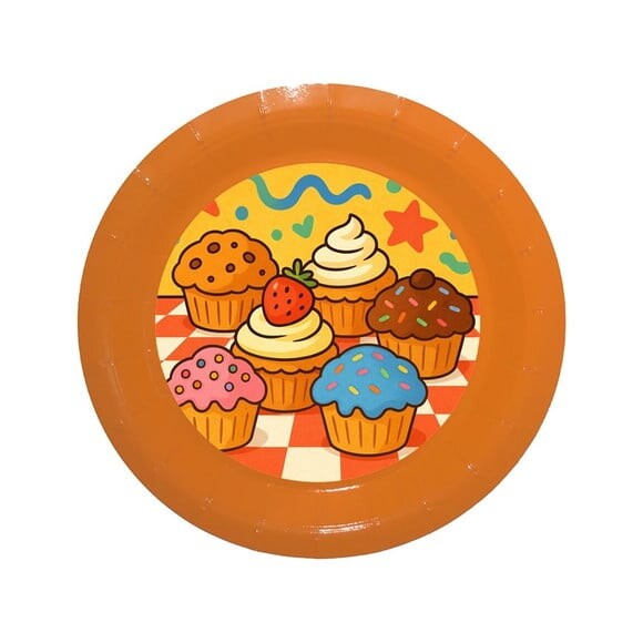 Prato de Papel Personalizado Muffins