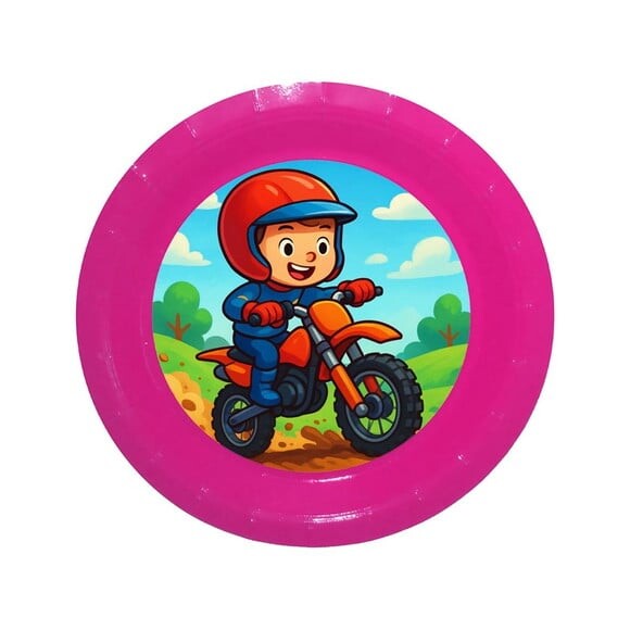 Prato de Papel Personalizado Motocross