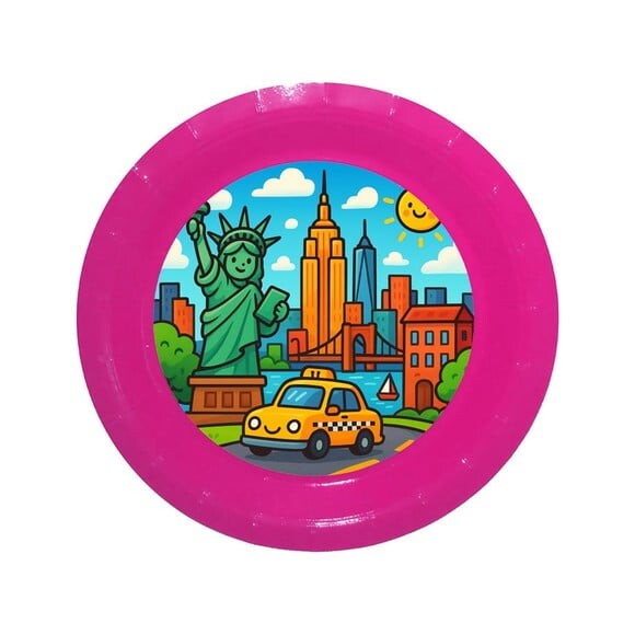 Prato de Papel Personalizado Nova York