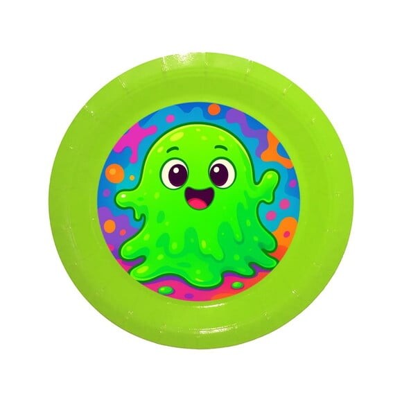 Prato de Papel Personalizado Slime