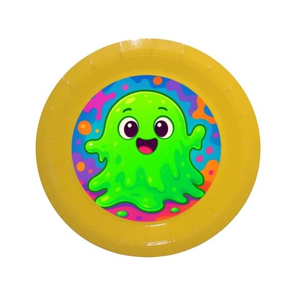 Prato de Papel Personalizado Slime
