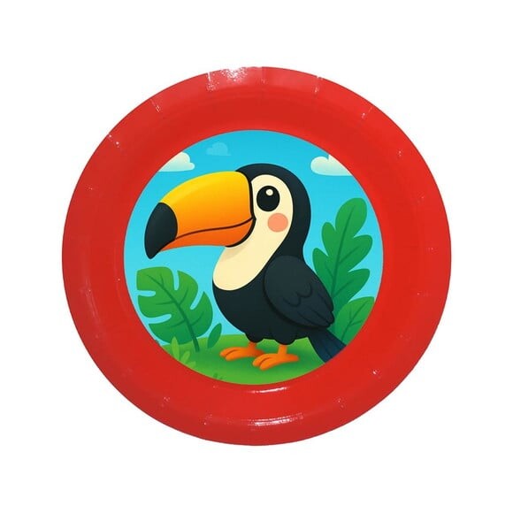 Prato de Papel Personalizado Tucano