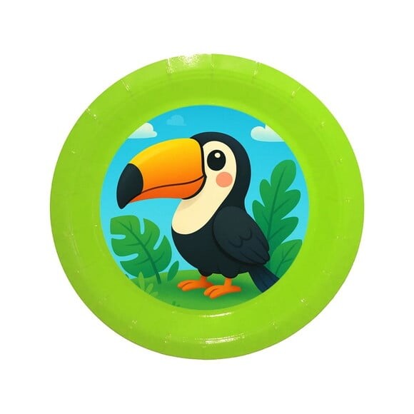 Prato de Papel Personalizado Tucano