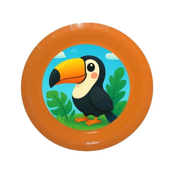 Prato de Papel Personalizado Tucano