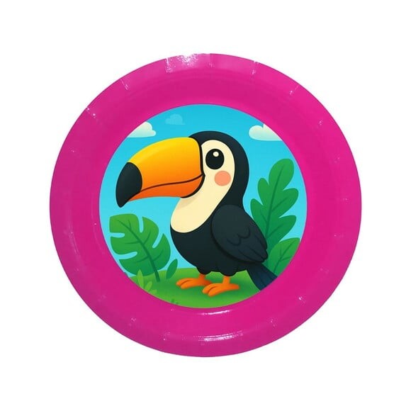 Prato de Papel Personalizado Tucano