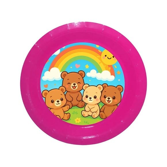 Prato de Papel Personalizado Ursinhos Baby