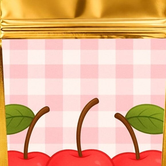 Saco Festa Metalizado Dourado 13x20 Cerejinha